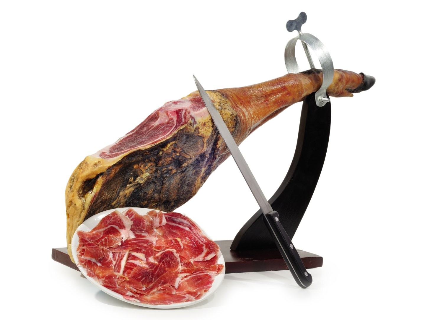 西班牙美食jamón ibérico 伊比利亚火腿黑猪整后腿